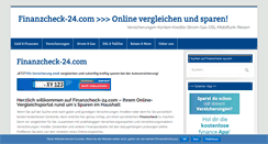 Desktop Screenshot of finanzcheck-24.com