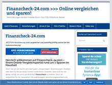 Tablet Screenshot of finanzcheck-24.com